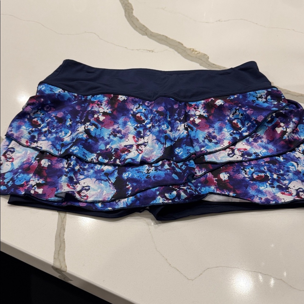 Fila Women's Blue and Purple Skort